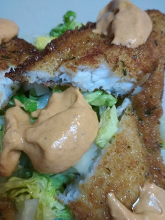 Una foto de Tupper de pescado a la provenzal con salsa romesco