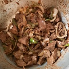 A picture of Fried liver.