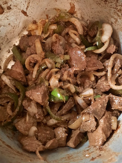 A picture of Fried liver.