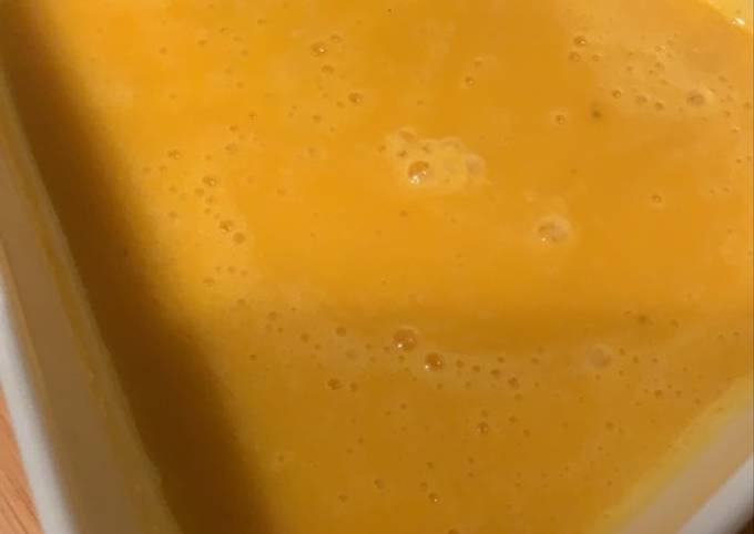Velouté butternut lait de coco citronnelle et gingembre au Cookeo