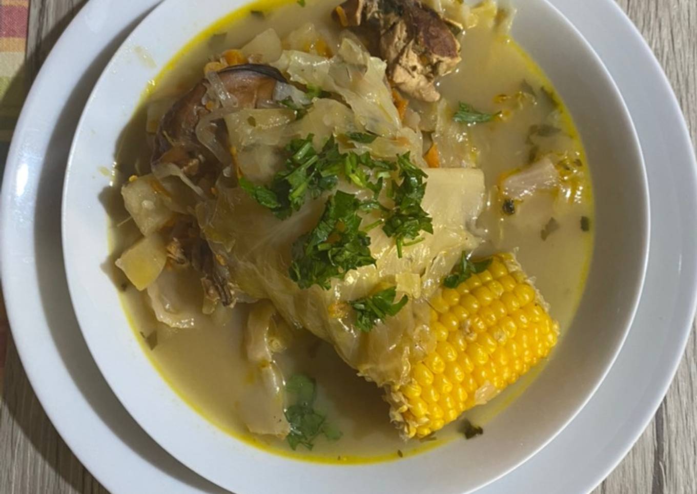 Cazuela de cholgas ahumadas