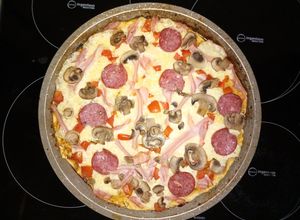 Una foto de Pizza casera