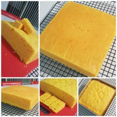 Steamed Navel Orange Cake A picture of Steamed Navel Orange Cake.