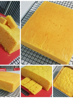 A picture of Steamed Navel Orange Cake.