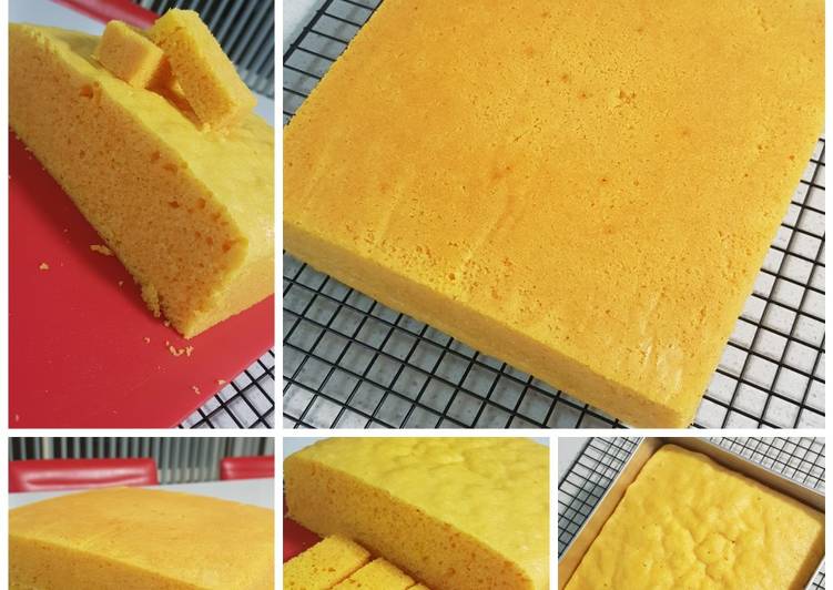 Step-by-Step Guide to Prepare Any-night-of-the-week Steamed Navel Orange Cake