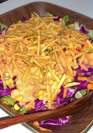 صورة لوصفة سلطة الشبس🥗