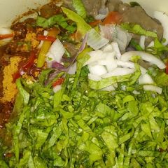 A picture of Danwake with salat.