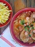 Costeletas de porco “à salsicheiro"