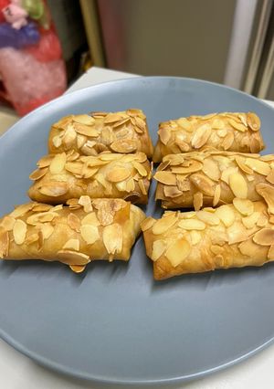 西杏鮮蝦捲 的食譜成品照片