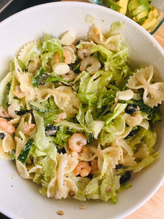 A picture of Shrimp Caesar Salad.
