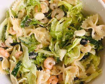 How To Making Recipe Shrimp Caesar Salad Delicious Simple