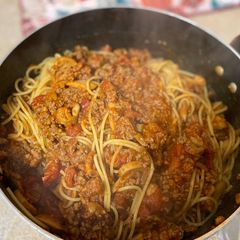 A picture of My Best -Ever Spaghetti.