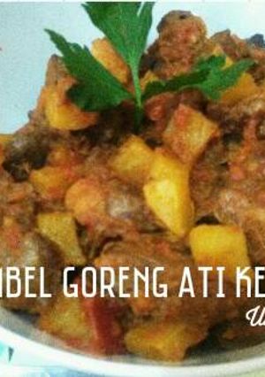 Foto resep Sambel goreng ati kentang