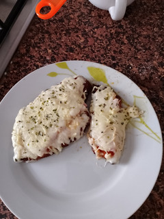 Una foto de Milanesa de Pollo a la Napolitana