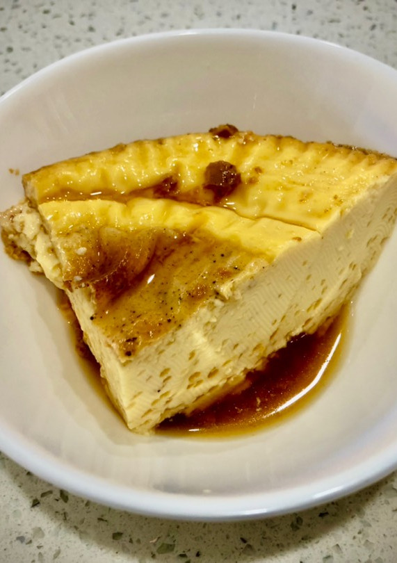 Una foto de Flan de huevo especiado