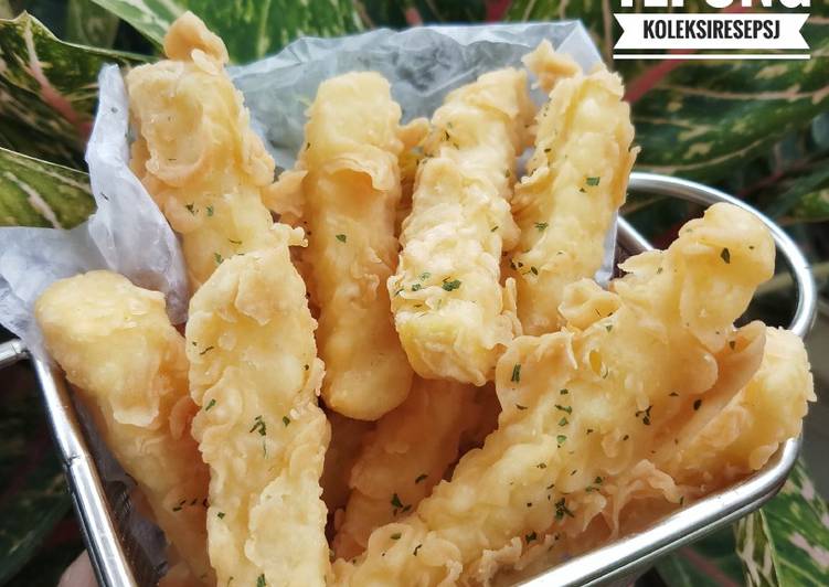 Resep: 🍟 kentang goreng tepung 🍟 yang Gurih