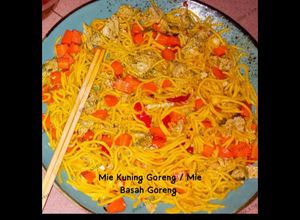 Foto resep Mie Kuning Goreng / Mie basah Goreng