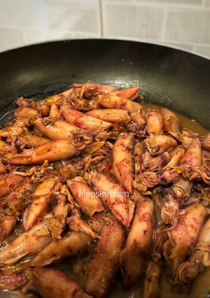 Hình của món Mực Trứng Kho.