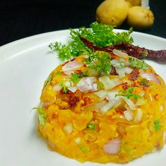 A picture of Aloo Bharta.