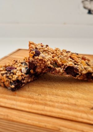 Una foto de Barritas de avena y miel
