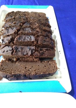 A picture of Sugar free Wheatflour Chocolate Cake.