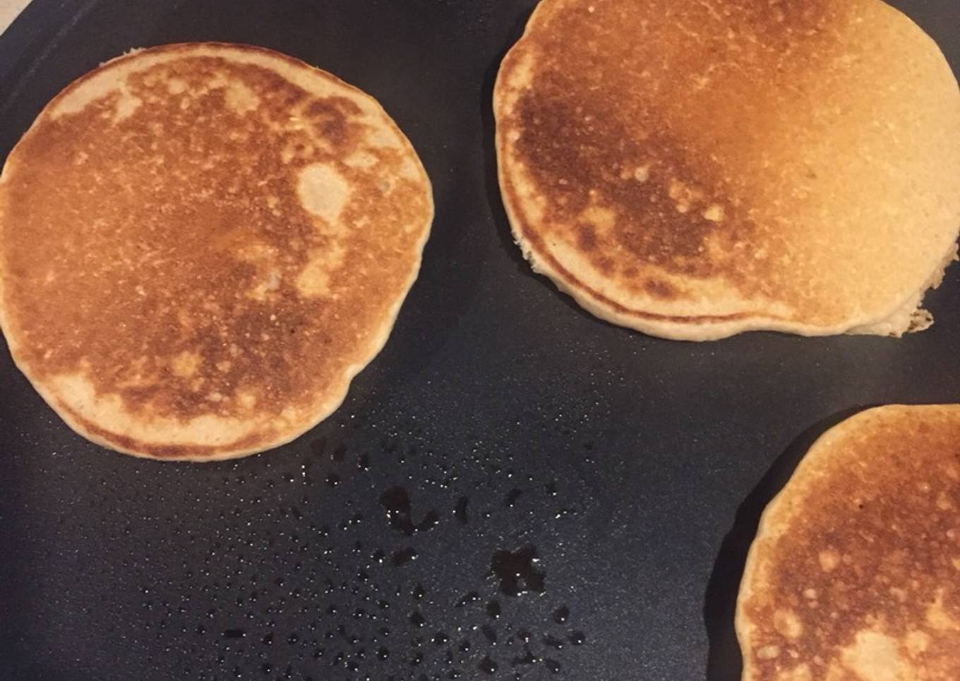 Hot cakes de avena saludables