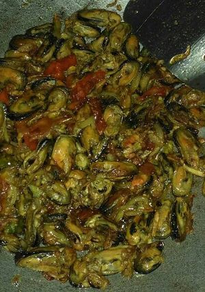 Foto resep Tumis kerang bawang bombay