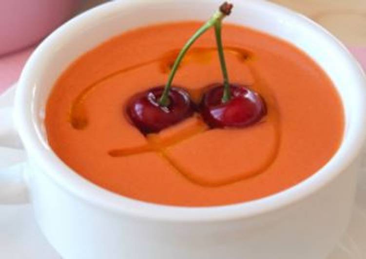 Gazpacho de cerezas