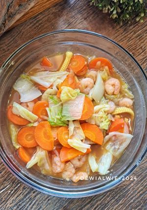 Foto resep Capcay udang