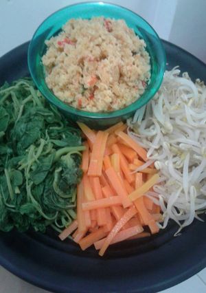 Foto resep Urap Sayur (bumbu masak sangrai)