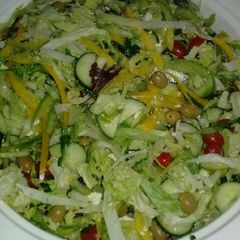 A picture of Greek salad.