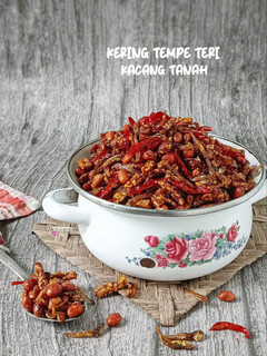 Foto resep Kering Tempe Teri Kacang renyah tahan lama