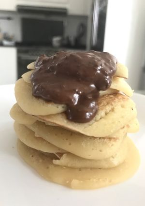 Foto resep Pancake Saus Ovomaltine