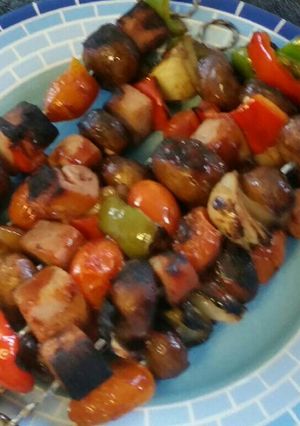 A picture of Steak &Kabobs.