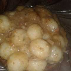 A picture of Cilok bumbu kacang.