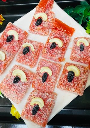 স্যুইট এন্ড ট্যাঙ্গো টমেটো কেক(Sweet & Tango Tomato cake recipe in Bengali) রেসিপির প্রধান ছবি