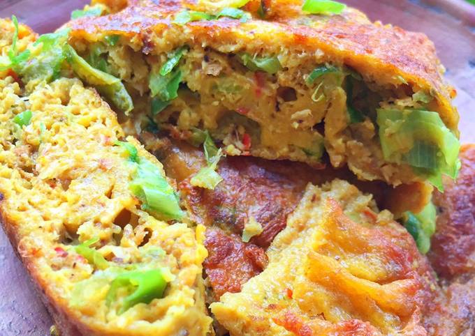 Resep Telor dadar tebal ala padang Anti Gagal