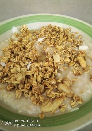 A picture of Granola Oat Pudding.