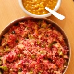 A picture of Mix Veg Dalia upma.