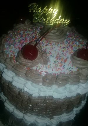 Foto resep Kue ultah sederhana