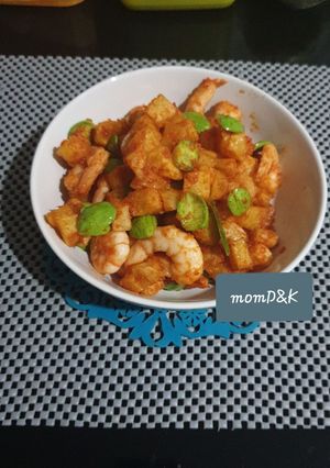 Foto resep Balado kentang udang petai