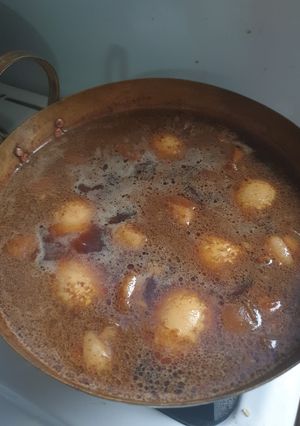 รูปของ ไข่พะโล้กับหมูสามชั้น