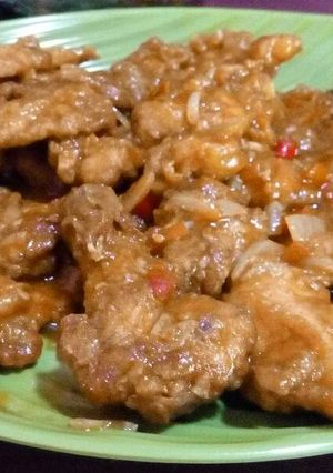 Foto resep filet ayam tepung asem pedas manis