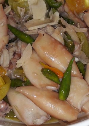 Foto resep Tumis cumi asin