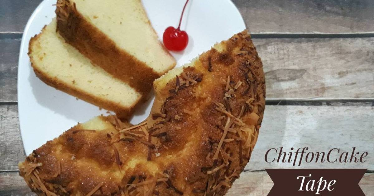Resep Chiffon Cake Tape (Gluten Free) oleh Mama Upay Cookpad