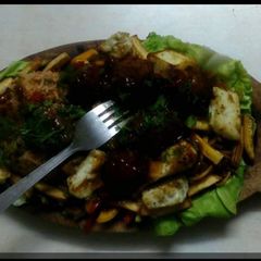 A picture of Jain Chinese sizzler.