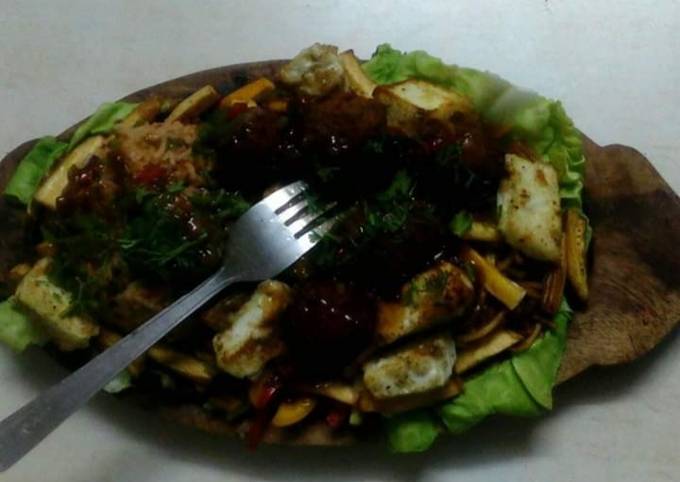 Recipe of Speedy Jain Chinese sizzler