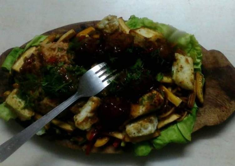 Jain Chinese sizzler Jain Chinese sizzler