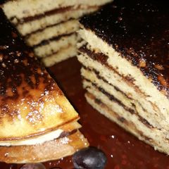 A picture of Basic pancake recipe.