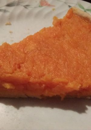 Una foto de Tarta de zapallo, calabaza y calabacín